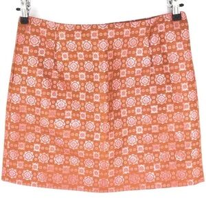 J. Crew Gold and Burnt Orange Skirt | US Size 8